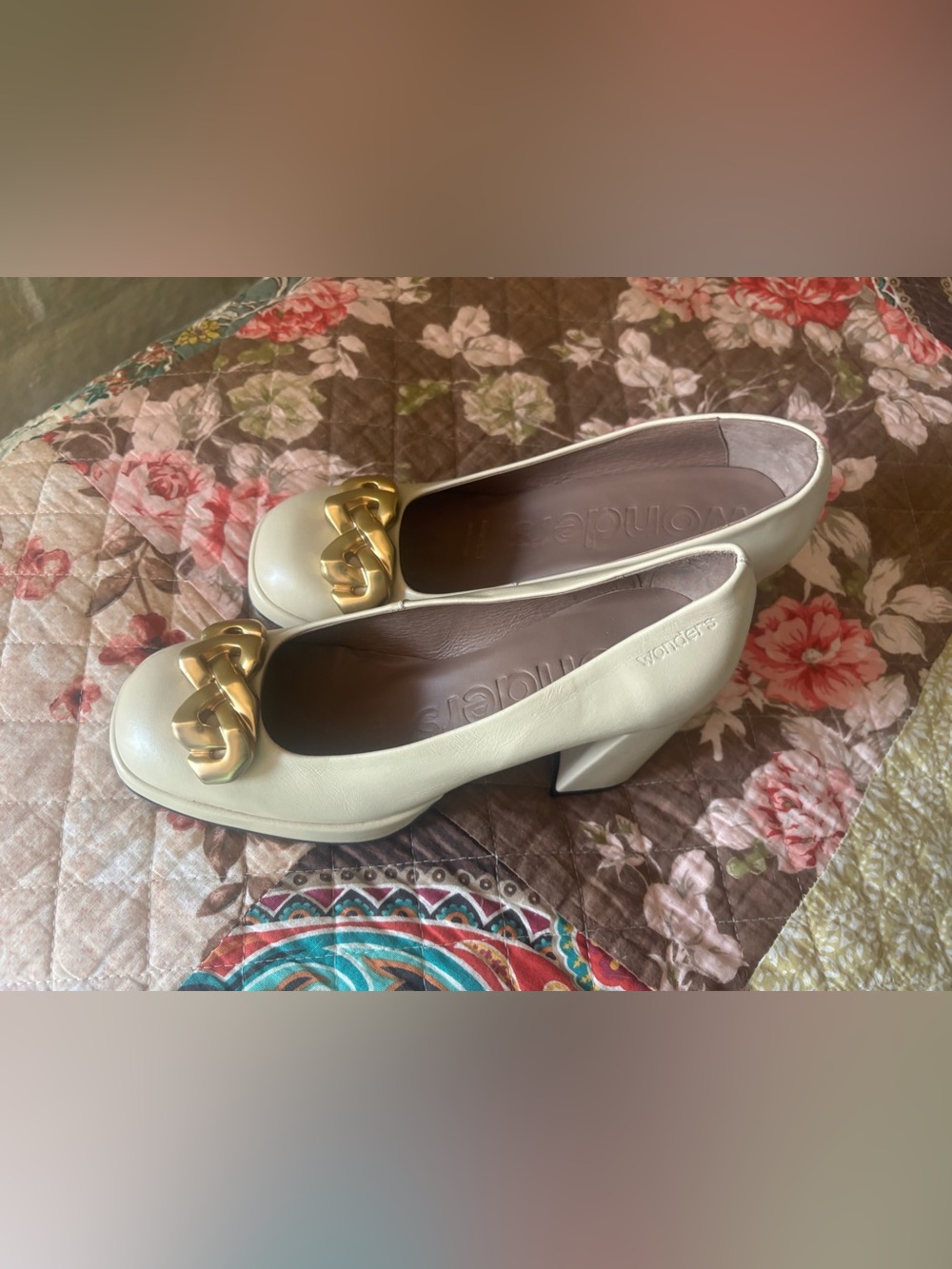 Wonders “BORA” Block Heels-Size 37-NWOB